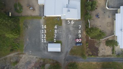 Touhuvakka parkkipaikat